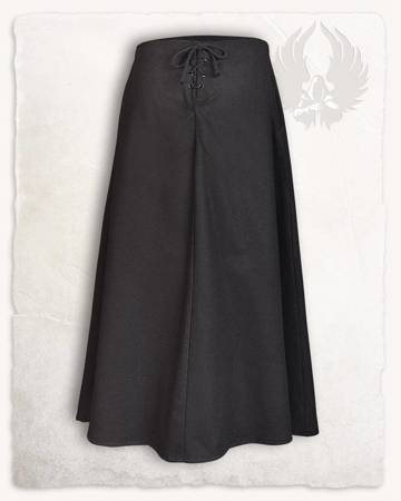 Sina Skirt Canvas - Black - płócienna spódnica
