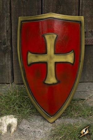 Templar Shield Red / Gold