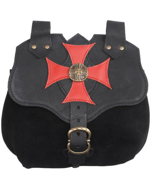 Templario belt bag - Black - skórzana kaletka