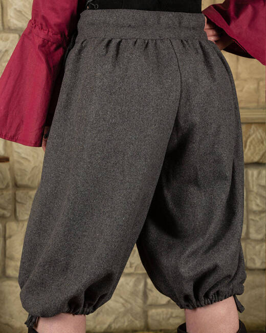 Tilly Trousers Wool Gray - wełniane krótkie spodnie