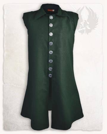 Tilly Vest Premium Canvas Green - kamizelka płócienna