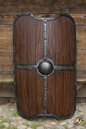 Titan Shield - Wood - 130x85 cm