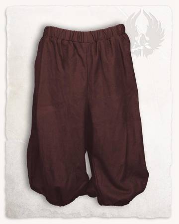 Tudor Trousers Brown - płócienne spodnie