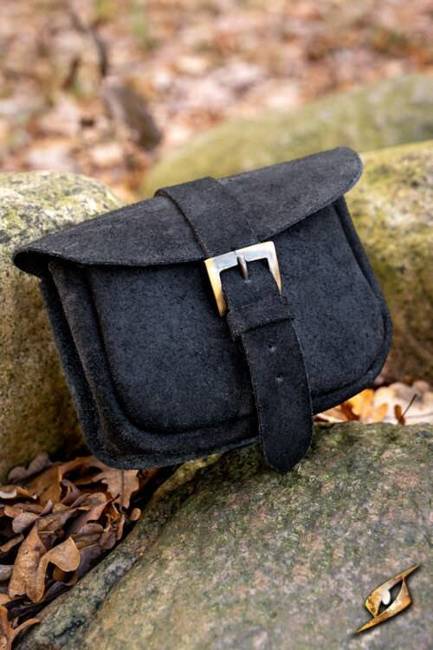 Warrior Bag - Suede - Black - Small