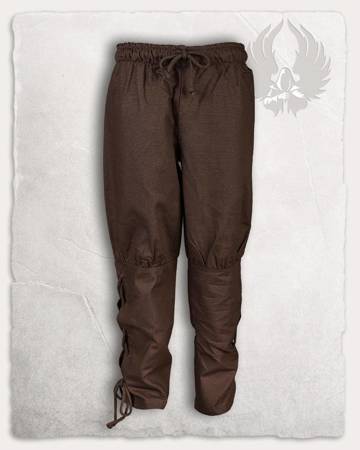 Wicky Trousers Brown (junior) - płócienne spodnie