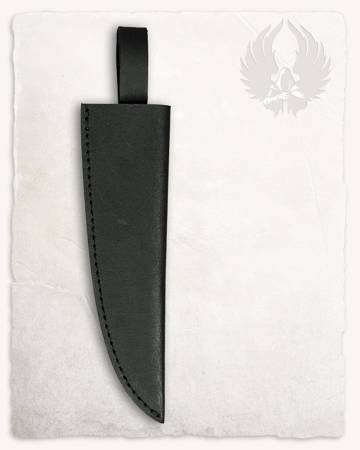 Will Damascus Knife Leather Sheath Black - pochwa do noża