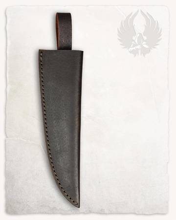 Will Damascus Knife Leather Sheath Brown - pochwa do noża