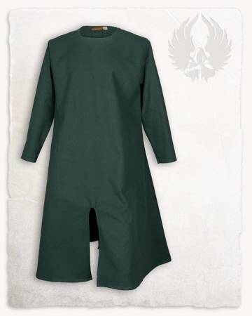Wolfram Long Tunic Canvas Green - płócienna długa tunika