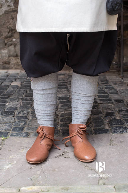 Wool Winingas Aki - Grey - owijacze na nogawki z filcowanej wełny